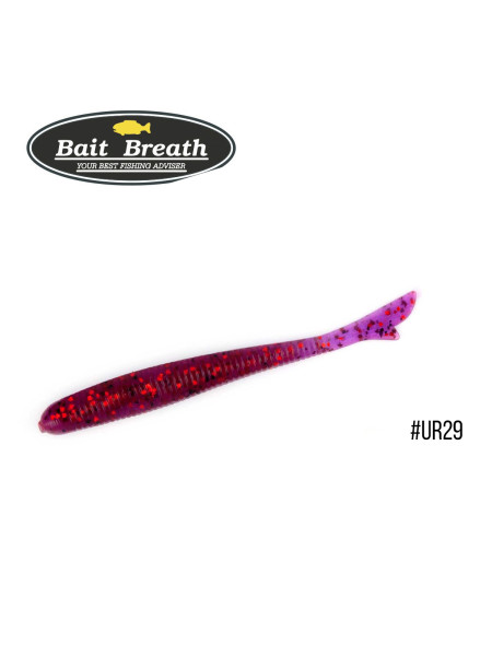 Приманка Bait Breath U30 Fish Tail 2,8" (8шт.) (Ur29 Chameleon／Red・seed)