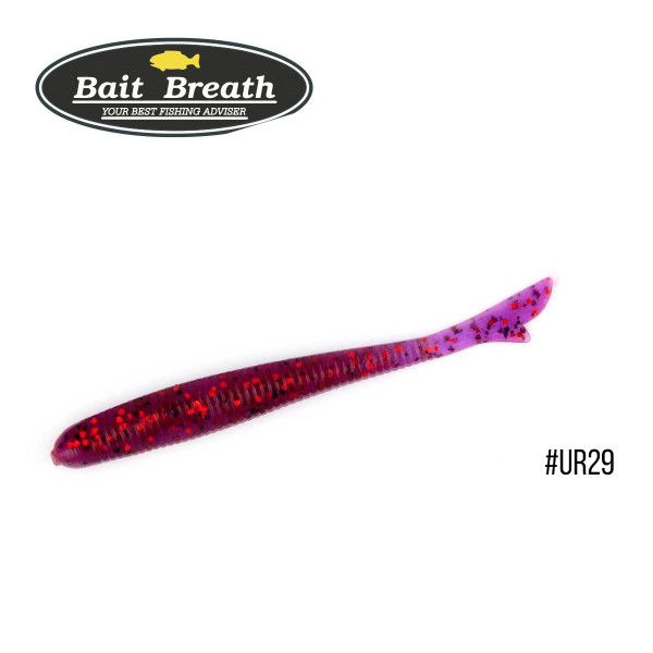 Приманка Bait Breath U30 Fish Tail 2,8" (8шт.) (Ur29 Chameleon／Red・seed)