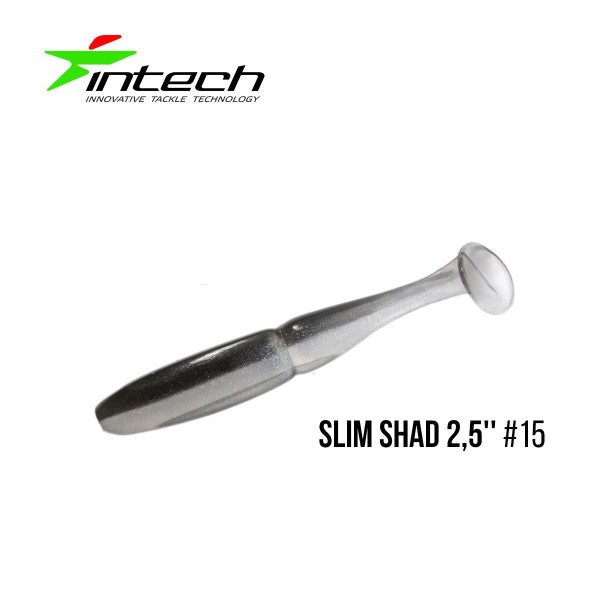 ".Приманка Intech Slim Shad 2,5"(12 шт) (#15)