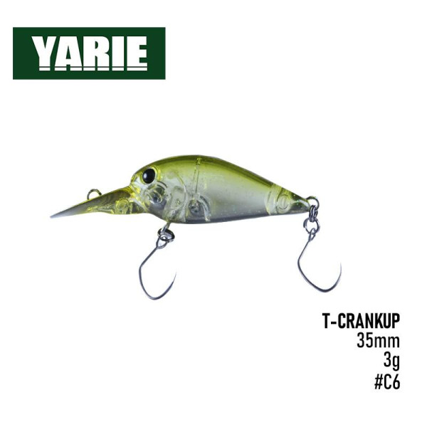 ".Воблер Yarie T-Crankup №675 35F (35mm, 3g) (C6)