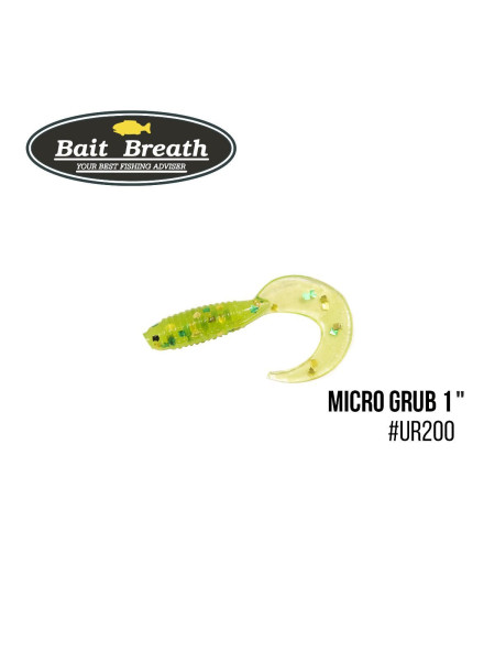 Приманка Bait Breath Micro Grub 1" (15шт.) (#0)