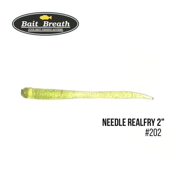 ".Приманка Bait Breath Needle RealFry 2" (15шт.) (003 Solid Black)