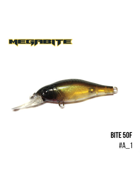 Воблер Megabite Bite 50 F (50 мм, 4,3 гр, 1,5 m) (A_1)