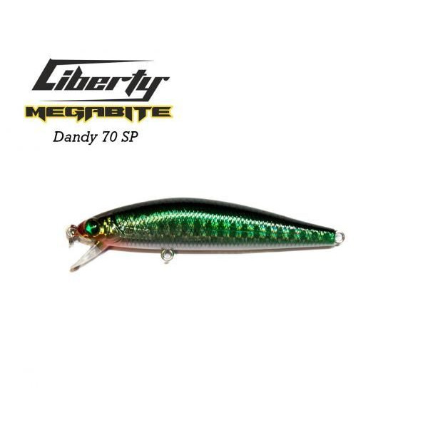 ".Воблер Megabite Dandy 70 SP (70 мм, 6,4 гр, 0,7 m) (A_7)