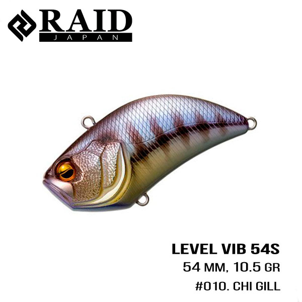 ".Воблер Raid Level Vib (54mm, 10.5g) (010 Chi Gill)