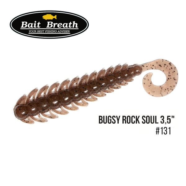 Приманка Bait Breath BUGSY 3,5" Rock Soul (10 шт.) (131 Brown/Seed)