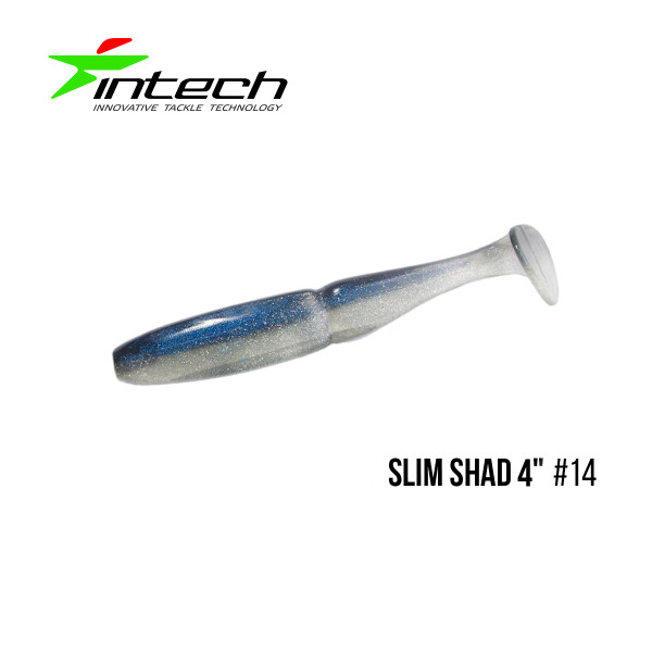 Приманка Intech Slim Shad 4 "(5 шт) (#14)