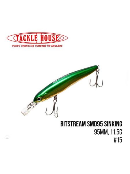 Воблер Tackle House Bitstream SMD95 Sinking (95mm, 11.5g,) (15)
