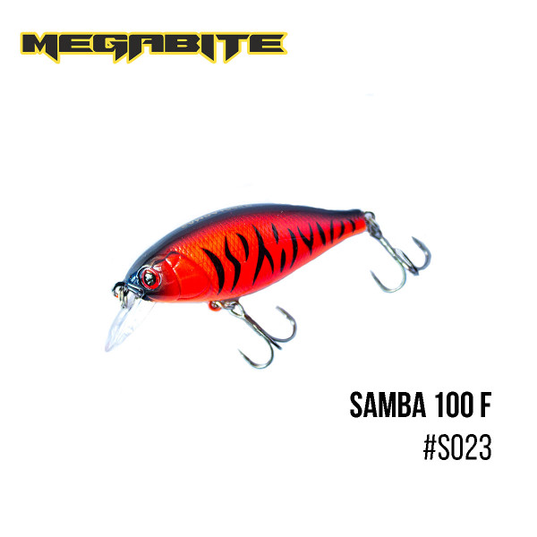 Воблер Megabite Samba 100 F (60 mm, 12,5 g, 1 m) (S023)
