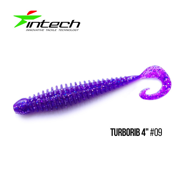 Приманка Intech Turborib 4"(5 шт) (#09)