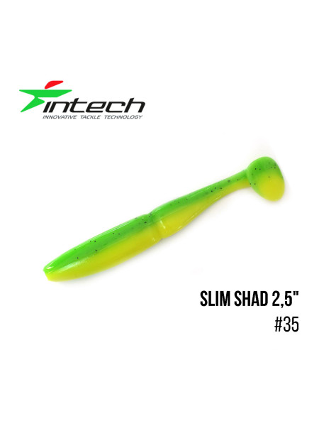 Приманка Intech Slim Shad 2,5"(12 шт) (#35)