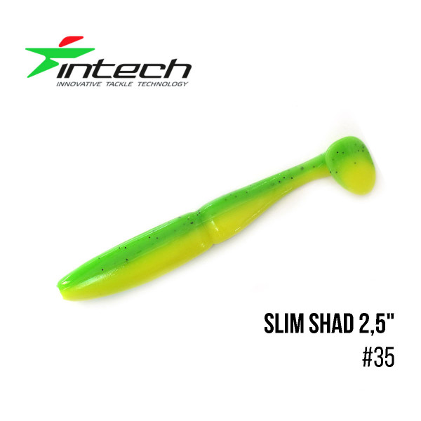 Приманка Intech Slim Shad 2,5"(12 шт) (#35)