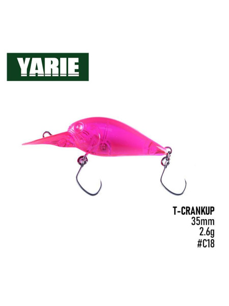 ".Воблер Yarie T-Crankup №675 35LF (35mm, 2.6g) (C18)