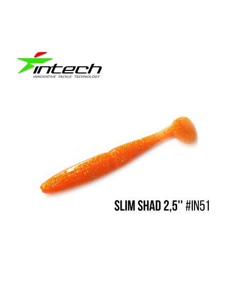 Приманка Intech Slim Shad 2,5"(12 шт) (IN51)