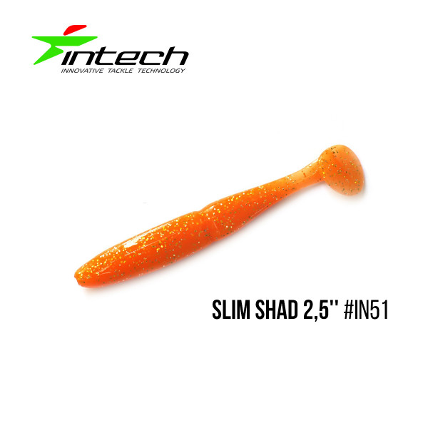 Приманка Intech Slim Shad 2,5"(12 шт) (IN51)