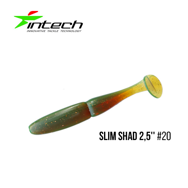 Приманка Intech Slim Shad 2,5"(12 шт) (#20)