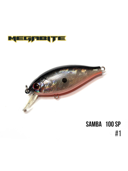 Воблер Megabite Samba 100 SP (60 мм, 14,8 гр, 1 m) (1)