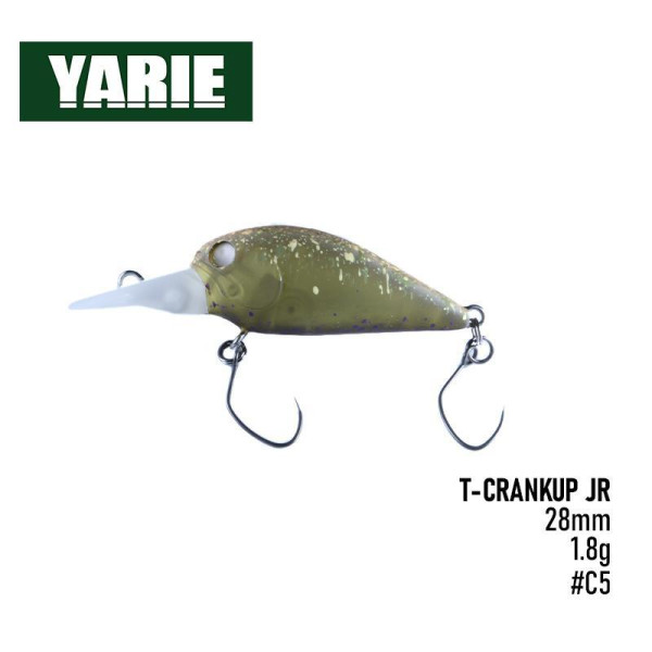 ".Воблер Yarie T-Crankup Jr. F №675 (28mm, 1.8g) (C5)