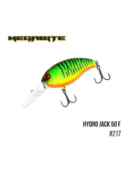 Воблер Megabite Hydro Jack 50 F (50 мм, 9,01гр, 3m) (217)