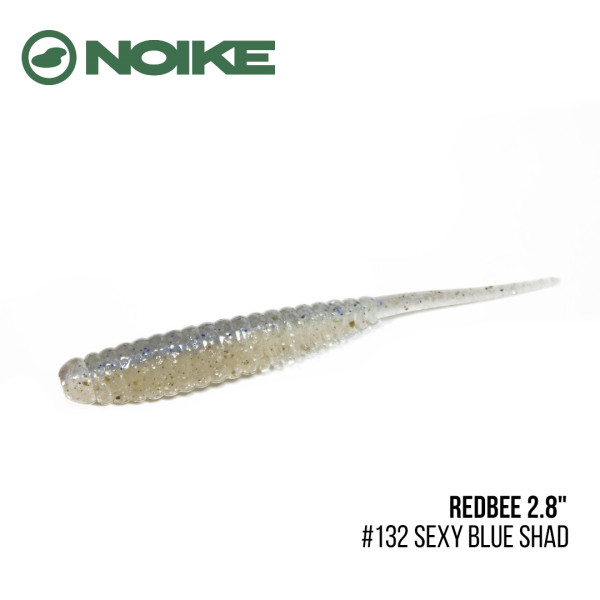 Приманка Noike Redbee 2.8" (10шт) (#132 Sexy blue shad)