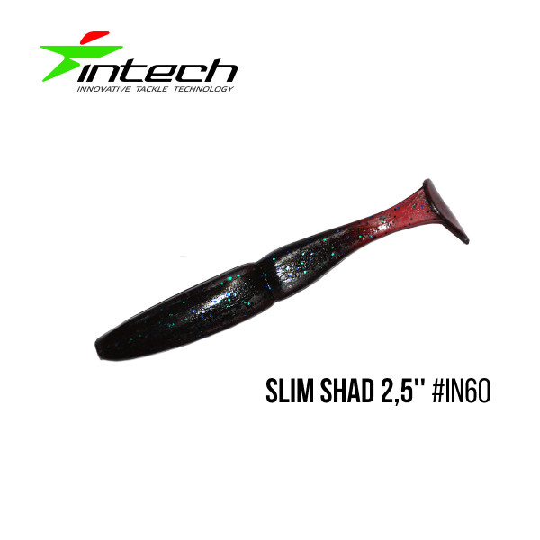 Приманка Intech Slim Shad 2,5"(12 шт) (IN60)