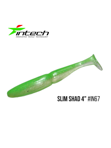 Приманка Intech Slim Shad 4 "(5 шт) (IN67)