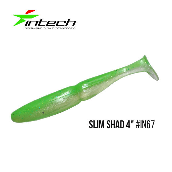 Приманка Intech Slim Shad 4 "(5 шт) (IN67)