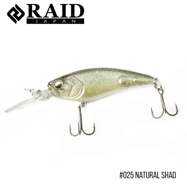 Воблер Raid Level Shad (50.3mm, 4.3g) (025 Natural Shad)