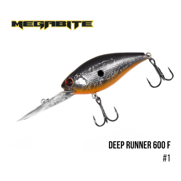 Воблер Megabite Deep Runner 600 F (80 мм, 26.7 гр, 6 m) (1)