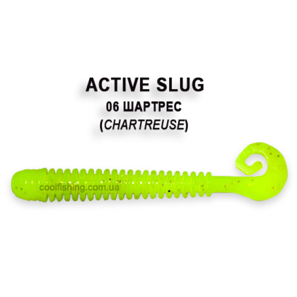 Съедобный силикон Crazy Fish Active Slug 7,1 #6-6 кальмар