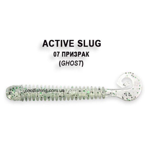 Съедобный силикон Crazy Fish Active Slug 7,1 #7-6 кальмар