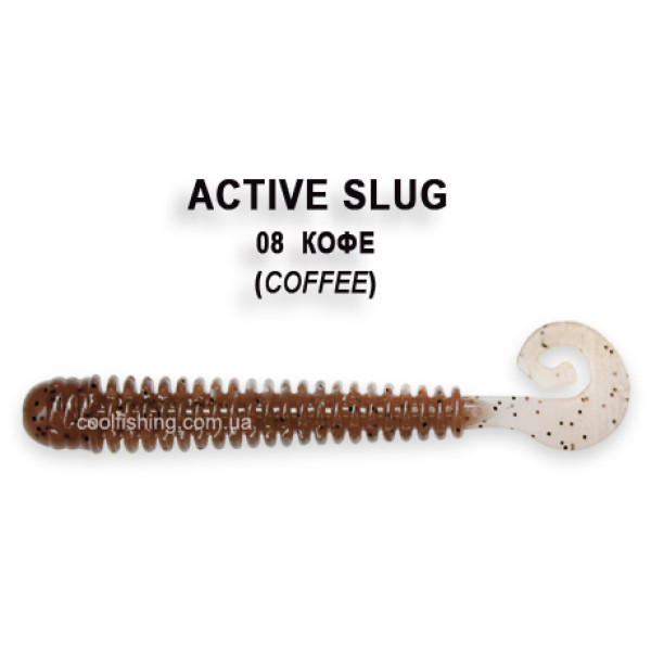 Съедобный силикон Crazy Fish Active Slug 7,1 #8-2 рыба