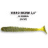 Съедобный силикон Crazy Fish Vibro Worm 8,5см #1-6 кальмар