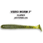 Съедобный силикон Crazy Fish Vibro Worm 7,5см #16-6 кальмар