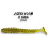 Съедобный силикон Crazy Fish Vibro Worm 5см #1-1 анис