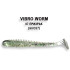 Съедобный силикон Crazy Fish Vibro Worm 5см #7-6 кальмар