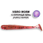 Съедобный силикон Crazy Fish Vibro Worm 5см #13-6 кальмар