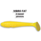 Съедобный силикон Crazy Fish Vibro Fat 7,1см #3-4 креветка