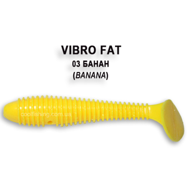 Съедобный силикон Crazy Fish Vibro Fat 7,1см #3-2 рыба