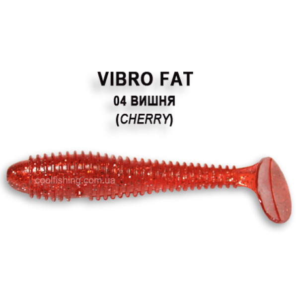 Съедобный силикон Crazy Fish Vibro Fat 7,1см #4-3 ж.рыба