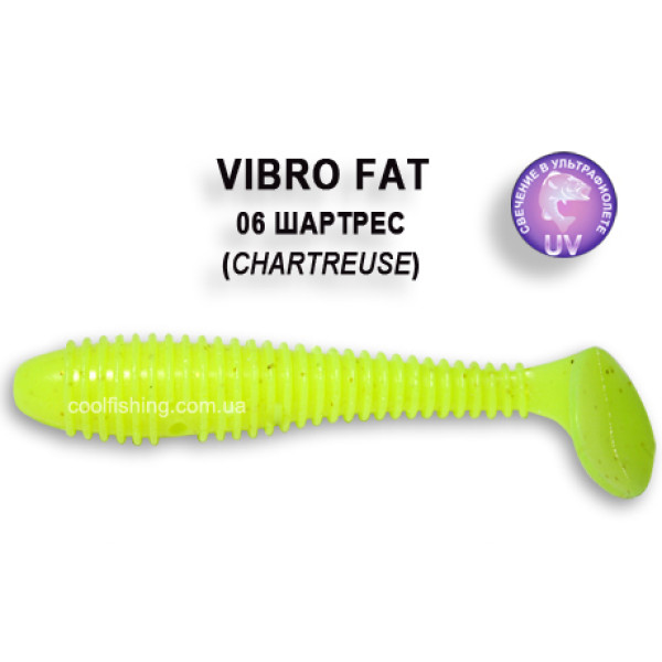 Съедобный силикон Crazy Fish Vibro Fat 7,1см #6-3 ж.рыба