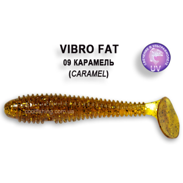 Съедобный силикон Crazy Fish Vibro Fat 7,1см #9-3 ж.рыба