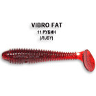 Съедобный силикон Crazy Fish Vibro Fat 7,1см #11-4 креветка