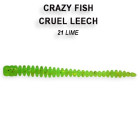 Съедобный силикон Crazy Fish Cruel Leech 5,5см #21-6 кальмар