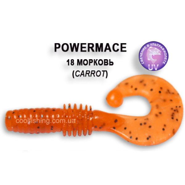 Съедобный силикон Crazy Fish Power Mace 4см