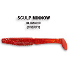 Съедобный силикон Crazy Fish Scalp Minnow 8см #4-3 ж.рыба