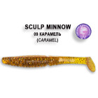 Съедобный силикон Crazy Fish Scalp Minnow 8см #9-6 кальмар