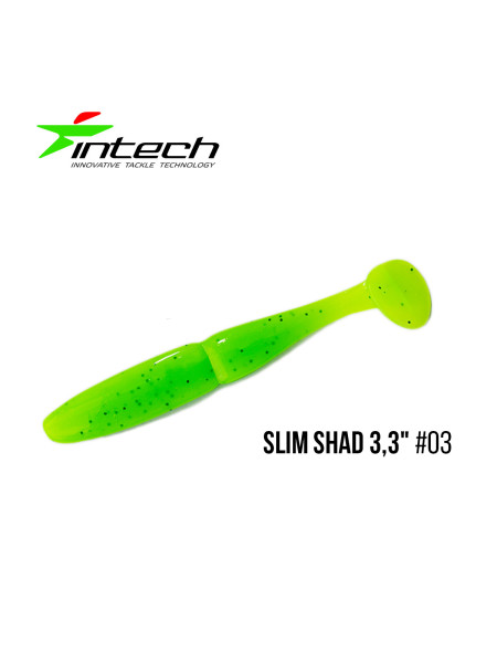 Приманка Intech Slim Shad 3,3"(7 шт) (#03)