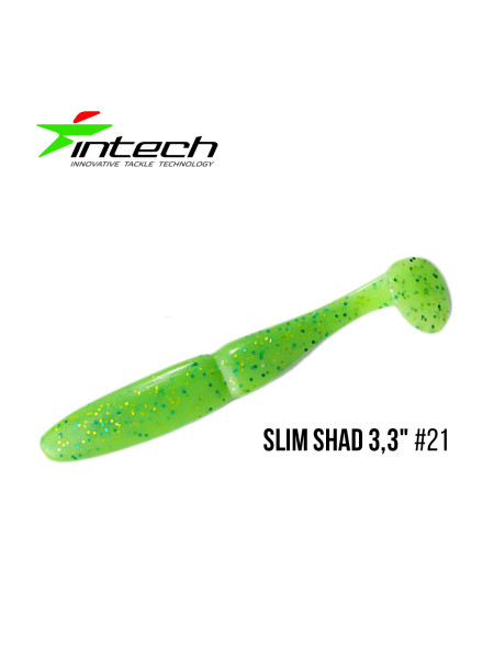 Приманка Intech Slim Shad 3,3"(7 шт) (#21)