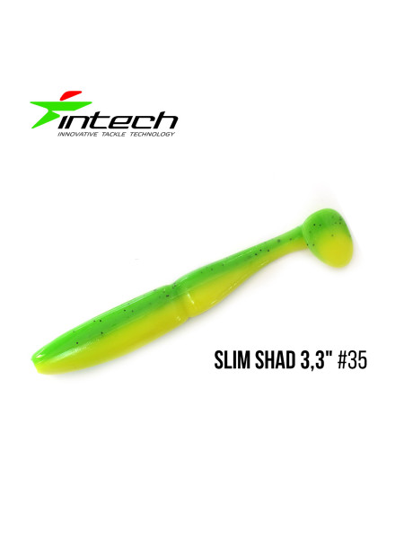 Приманка Intech Slim Shad 3,3"(7 шт) (#35)